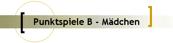 Punktspiele B - Mdchen