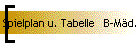 Spielplan u. Tabelle B-Mäd.