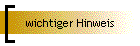 wichtiger Hinweis